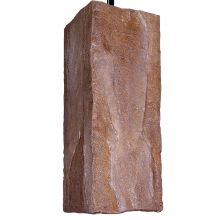 "Stone" Single Light Pendant from the Nature Collection