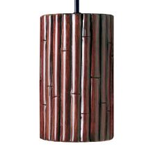 "Bamboo" Single Light Pendant from the Nature Collection