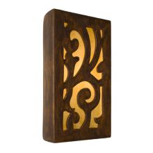 Cathedral 1 Light Wall Washer Sconce from the reFusion Collection