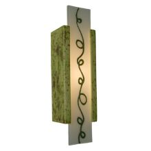Squiggle 1 Light Wall Washer Sconce from the reFusion Collection