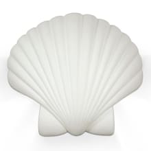 Tropical Shell 10" Ceramic Wall Sconce from the Islands of Light Collection