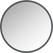 Halcyon 28" Diameter Circular Metal Framed Bathroom Mirror