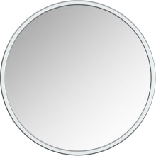 Halcyon 32" Diameter Circular Metal Framed Bathroom Mirror