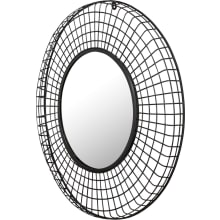 Lake 31-1/2" Diameter Circular Flat Metal Accent Mirror