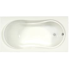 Tacoma 60" Drop In Acrylic Soaking Tub with Reversible Drain and Overflow