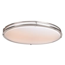Solero Oval Single Light 32-1/2" Wide Integrated LED Flush Mount Ceiling Fixture