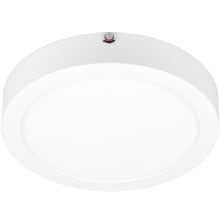ModPLUS 9" Wide Integrated LED Flush Mount Drum Ceiling Fixture - 3000K - 277 with Emergency Backup