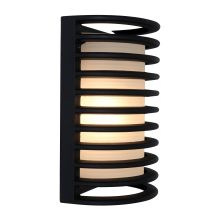 Bermuda 1 Light Outdoor Wall Sconce - 11" Tall with Frosted Glass Shade