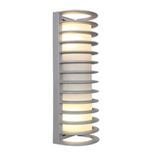Bermuda 2 Light Outdoor Wall Sconce - 17" Tall with Frosted Glass Shades