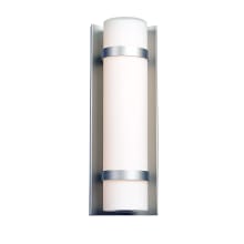 Cilindro Single Light 12-3/8" High Integrated LED Outdoor Wall Sconce - ADA Compliant