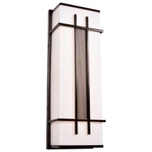 Tuxedo Single Light 26" Tall Integrated LED Outdoor Wall Sconce