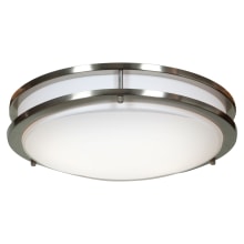 Solero Single Light 14" Wide Integrated LED Flush Mount Bowl Ceiling Fixture