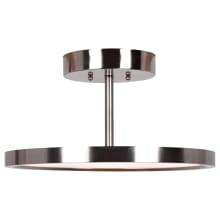 Sphere 15" Wide LED Semi-Flush Ceiling Fixture