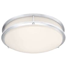 Solero II 14" Wide LED Flush Mount Drum Ceiling Fixture