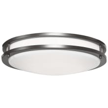 Solero II 19" Wide LED Flush Mount Drum Ceiling Fixture