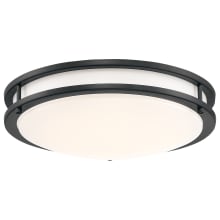 Solero III 14" Wide LED Flush Mount Drum Ceiling Fixture