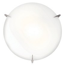 Zenon 3 Light 16" Wide LED Flush Mount Bowl Ceiling Fixture - 3000K