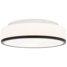 Aero 2 Light 13" Wide LED Flush Mount Drum Ceiling Fixture