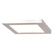 Boxer Single Light 5-1/2" Wide Integrated LED Flush Mount Square Ceiling Fixture