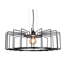 Wired 23" Wide LED Drum Chandelier