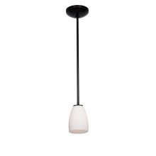 Sherry 1 Light LED Pendant - 5" Wide with Opal Shade