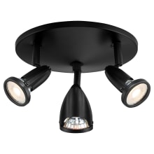 Cobra 3 Light 10" Wide LED Accent / Spot Lights Ceiling Fixture