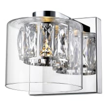 Private Single Light 4-3/4" Wide Integrated LED Bathroom Sconce