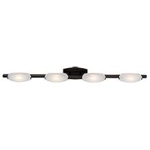 Nido 4 Light 42" Wide Fixture with Frosted Glass Shades