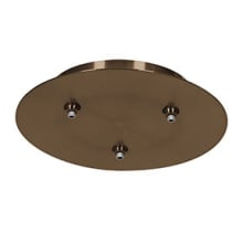 Unijack 12" Wide 3 Point Canopy for Access Lighting Fixtures