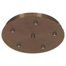 Unijack 18" Wide 5 Point Canopy for Access Lighting Fixtures