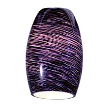 Pendant Glass Shade from the Swirl Collection