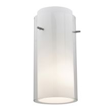 Mini Pendant Cylinder Glass Shade from the Gn'G Collection