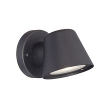 LED Wall Sconce 1 Light Outdoor Fixture with Clear Glass