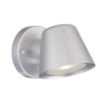 LED Wall Sconce 1 Light Outdoor Fixture with Clear Glass