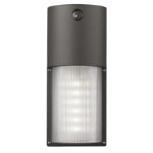 12-1/4" Tall Integrated LED Outdoor Wall Sconce with Photocell Sensor - ADA Compliant