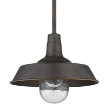 Burry Outdoor 10" Wide Pendant with Semi Flush Mount Conversion Kit