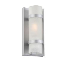 Apollo 1 Light Outdoor Lantern Wall Sconce with Frosted Glass Shade