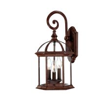 Dover 3 Light 19" Height Outdoor Wall Sconce