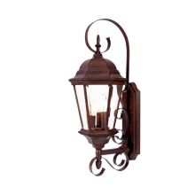 New Orleans 3 Light 25" Height Outdoor Wall Sconce