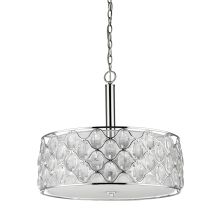 Isabella 4 Light 22" Wide Single Tier Chandelier with Crystal Shade