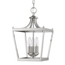 Kennedy 3 Light 10" Wide Taper Candle Pendant