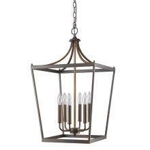 Kennedy 6 Light 16" Wide Taper Candle Pendant