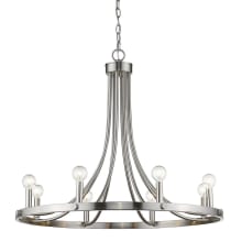 Sawyer 8 Light 30" Wide Chandelier