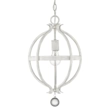 Callie Single Light 12" Wide Crystal Pendant