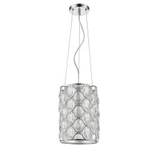 Isabella Single Light 8" Wide Pendant with Crystal Shade