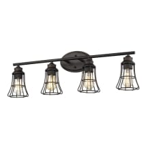 Piers 4 Light 32" Wide Bathroom Vanity Light