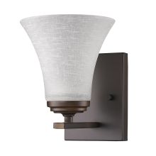 Union Single Light 7" High Wall Sconce with Frosted Glass Shade