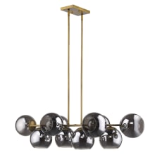 Lunette 10 Light 22" Wide Linear Chandelier