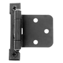 Partial Overlay Traditional Cabinet Door Hinge with Self Close Function- 2 Pack