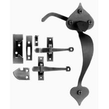 8-3/4" Heart Handle Passage Rim Latch for Interior and Light Exterior Doors